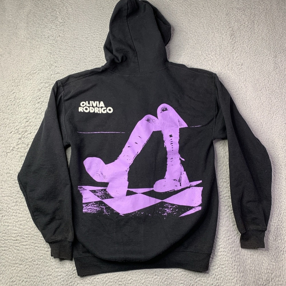 Olivia Rodrigo Guts Platform Boots Hoodie Size M Zip Up Official Merch